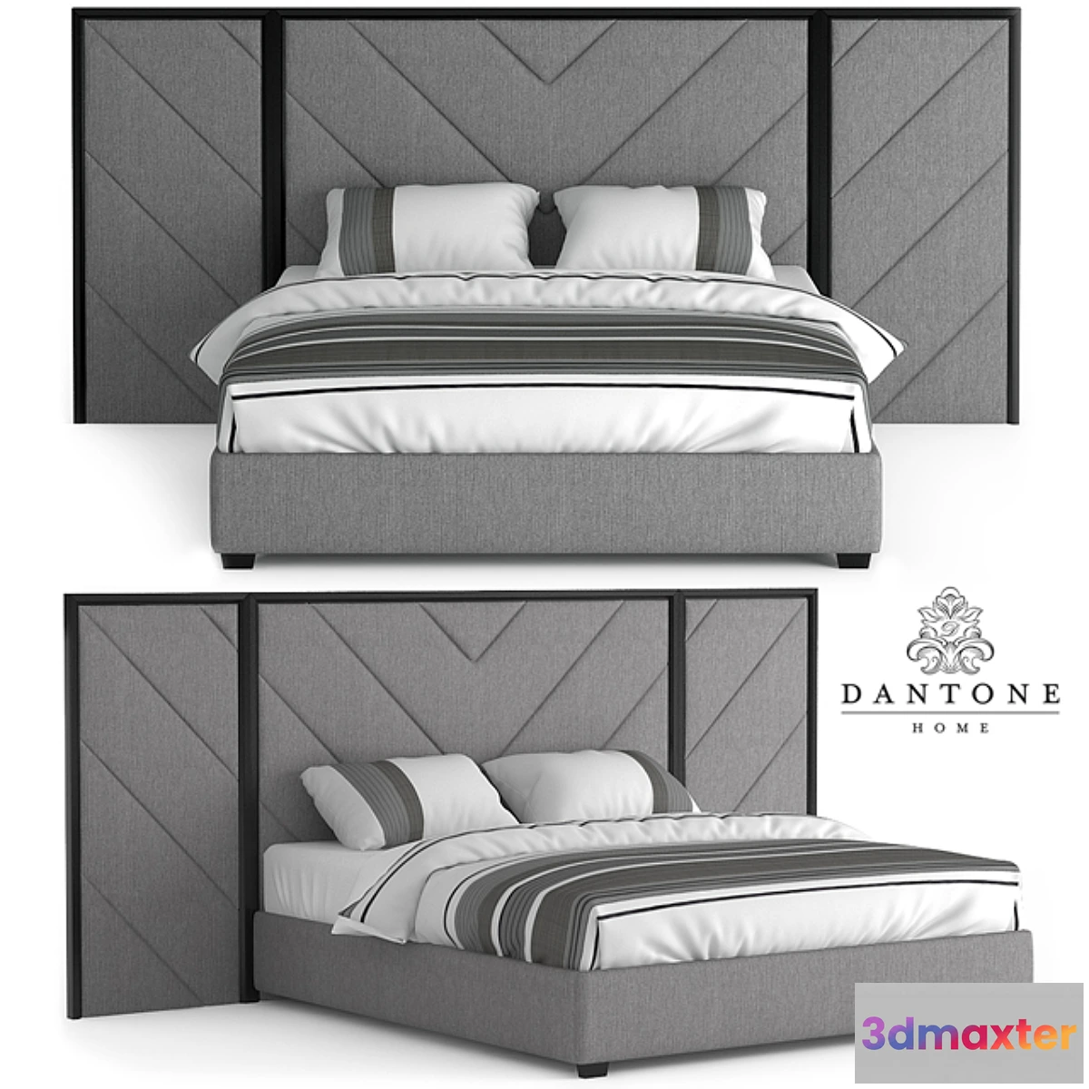 1393842 - Dantone  City-Beaulieu Bed 3D Max