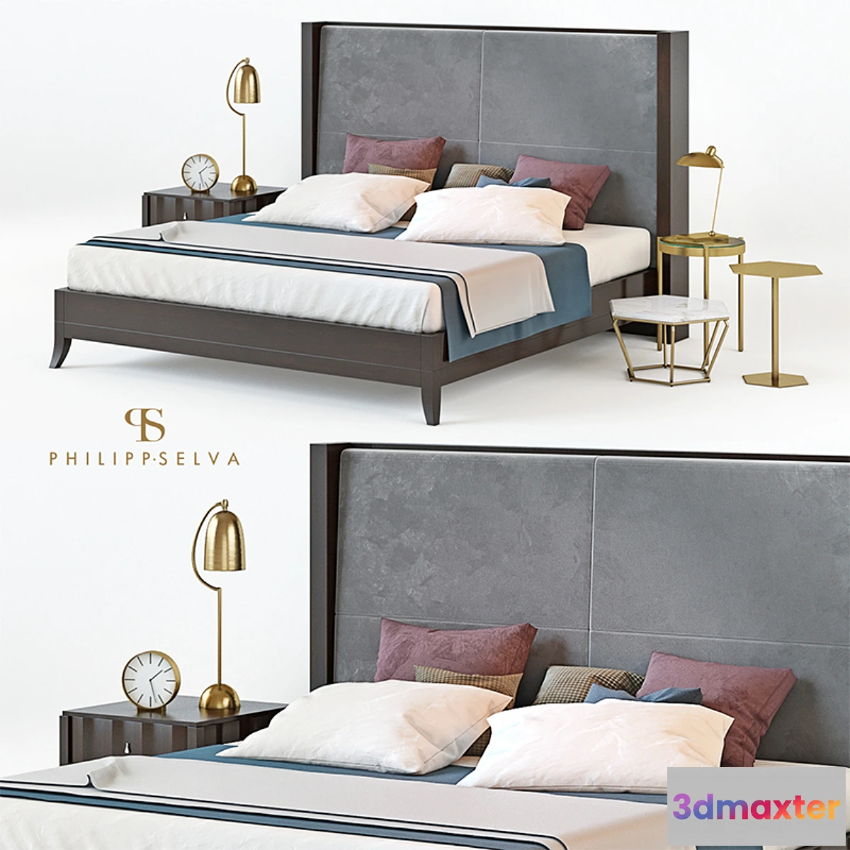 1394732 - Philipp Selva DOWNTOWN bed 3D Max