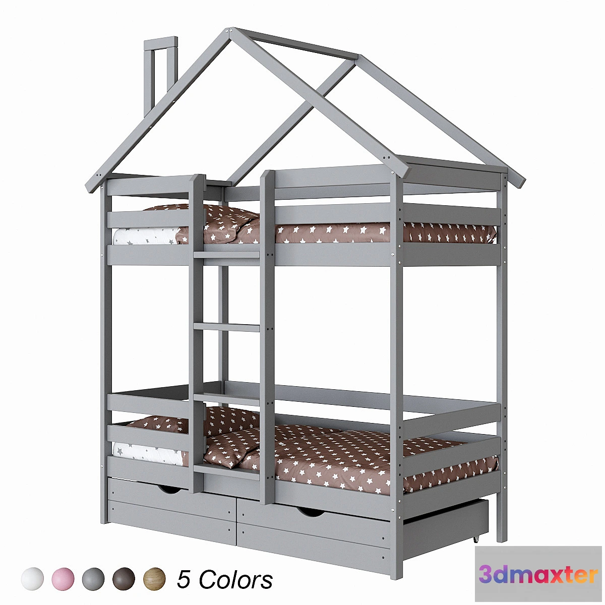 1394750 - Childrens bunk bed EKO 2 lodge 3D Max
