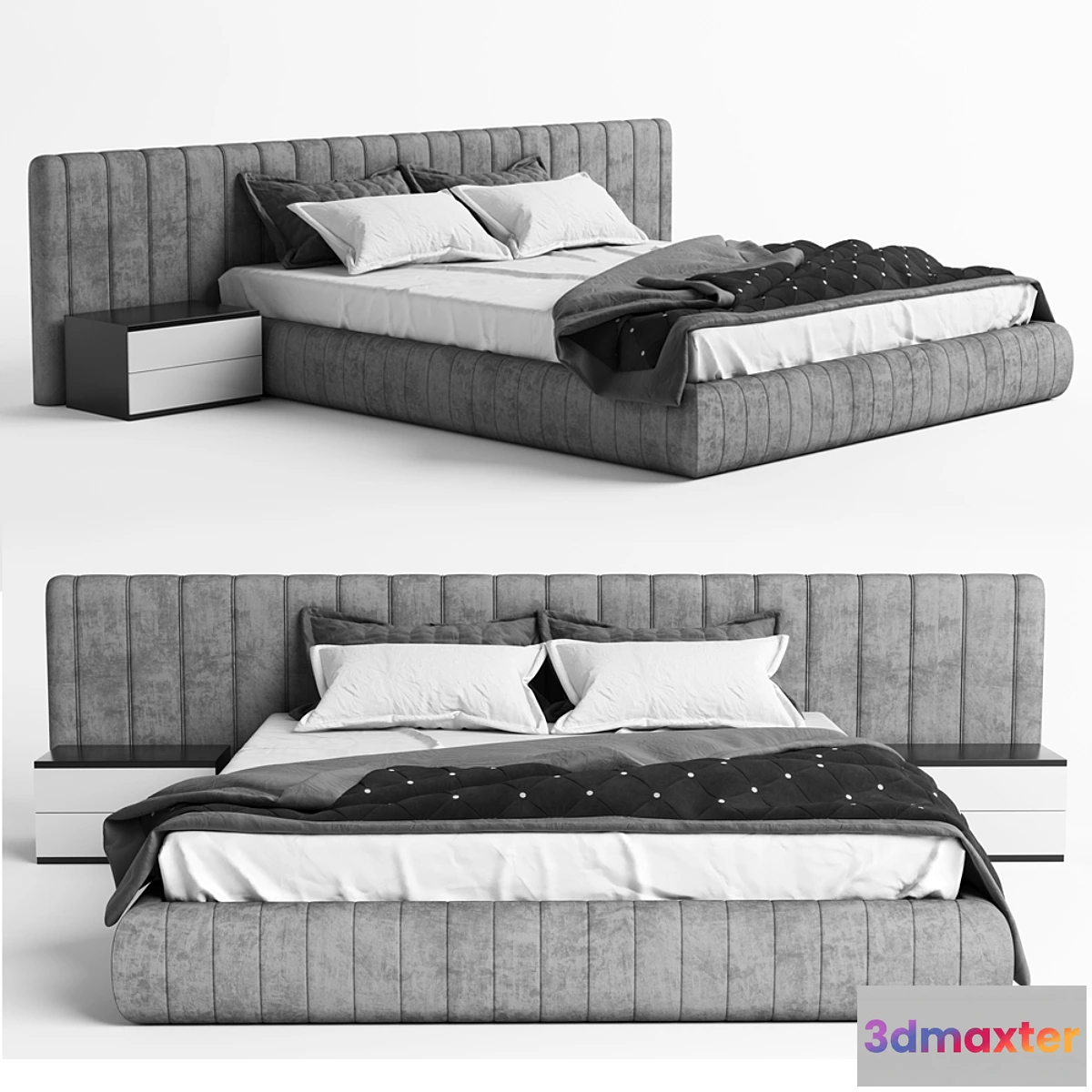 1397698 - Bed modern 3D Max