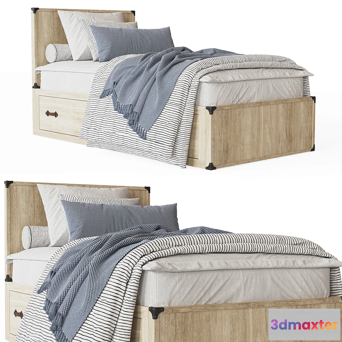 1397896 - WILKES TRUNK STORAGE BED 3D Max