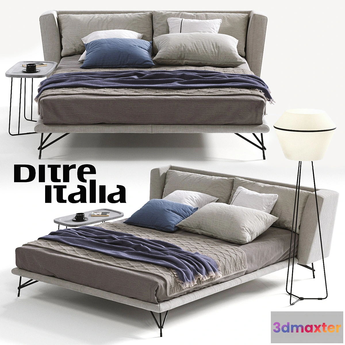 1399018 - Ditre Italia LENNOX Bed 3D Max