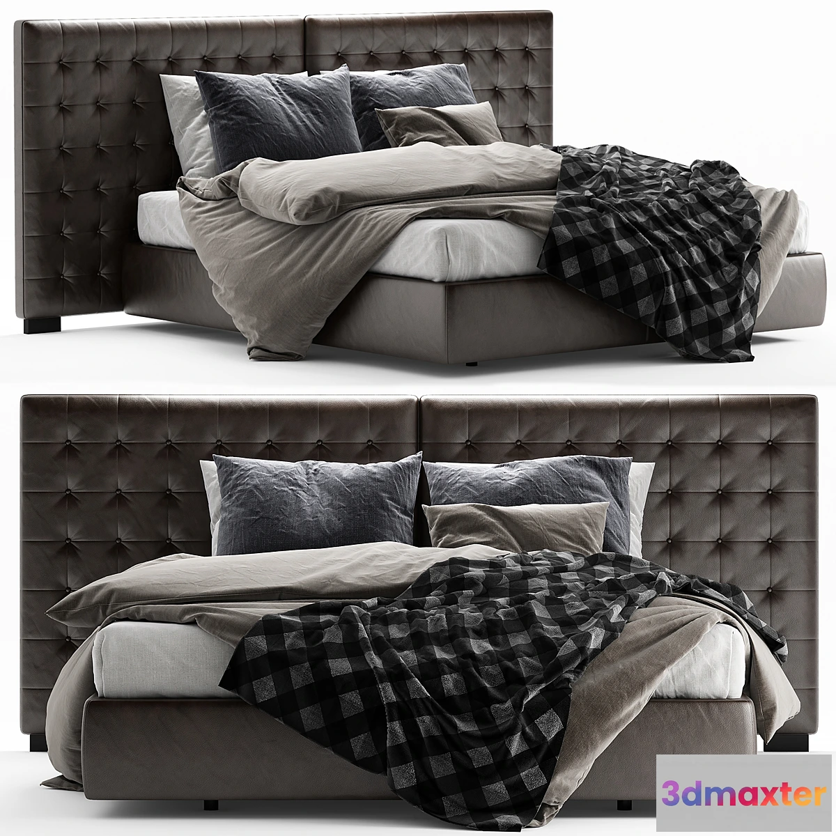 1399964 - Ligne roset nador bed 3D Max