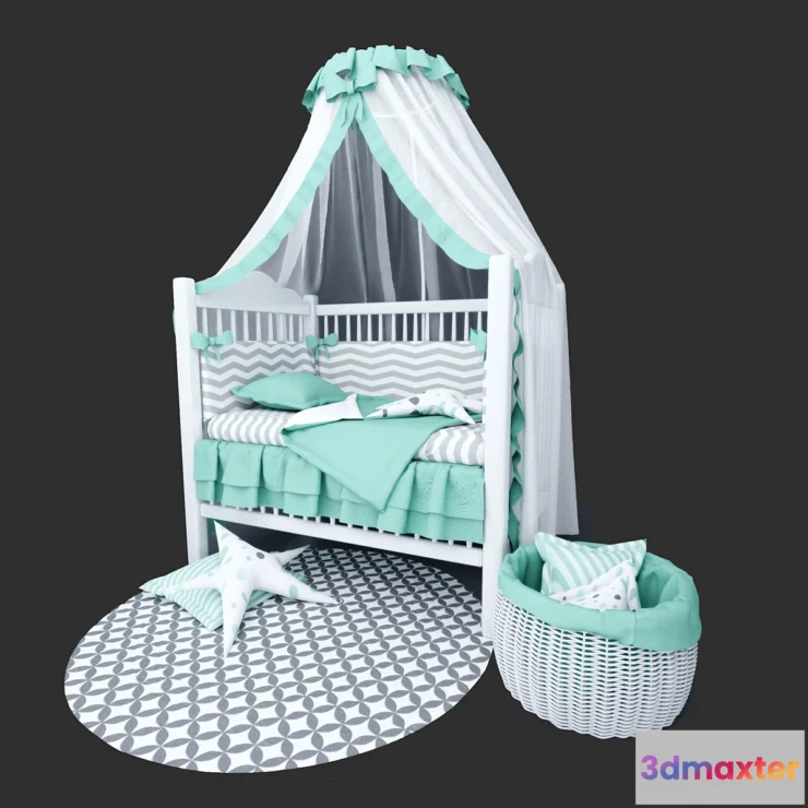 1401064 - Children’s bed 3D Max