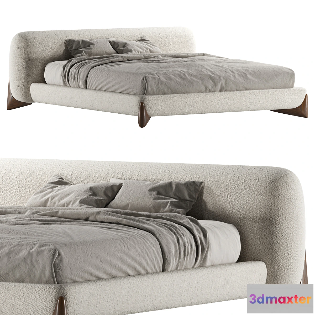 1402074 - Porada - Softbay bed 3D Max