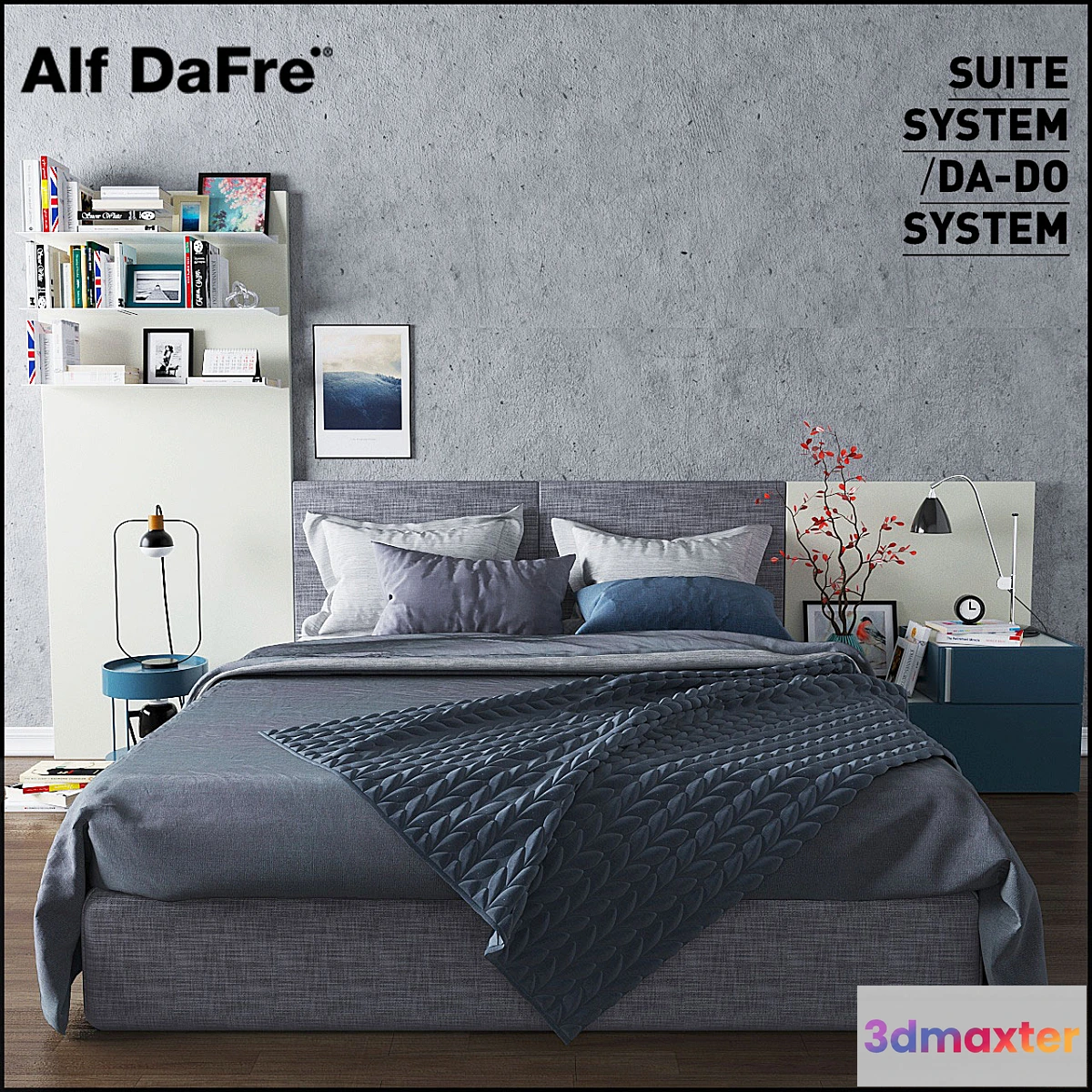 1402528 - Alf Suite System Bed 3D Max