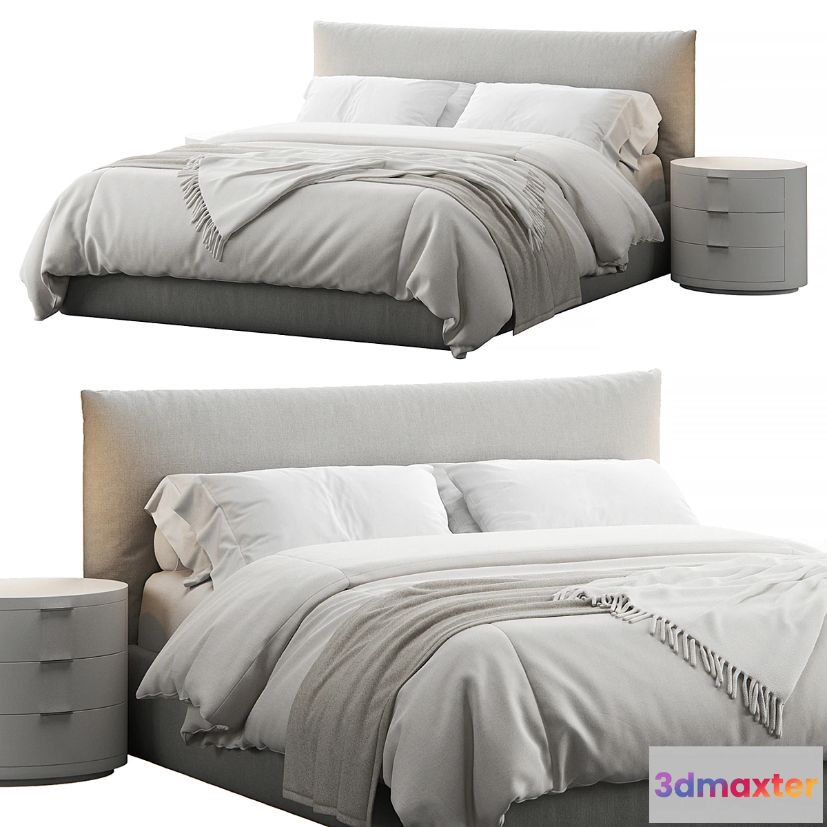 1403332 - Scott Bed by Meridiani 3D Max