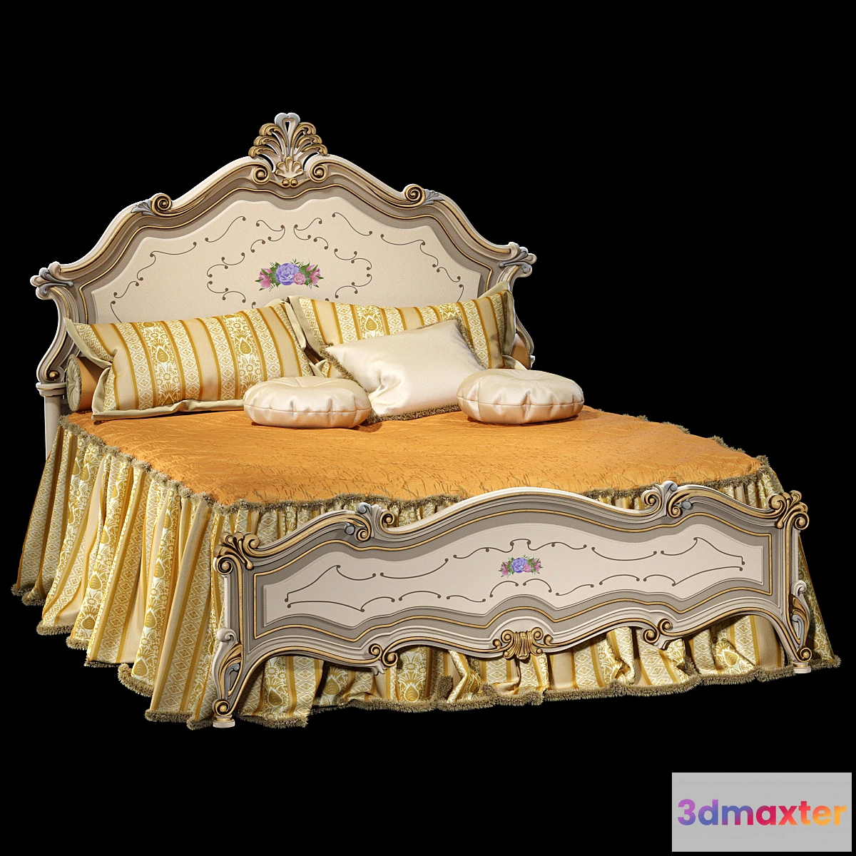 1404134 - Bed Alberto_Mario_Ghezzani_Barocco 3D Max