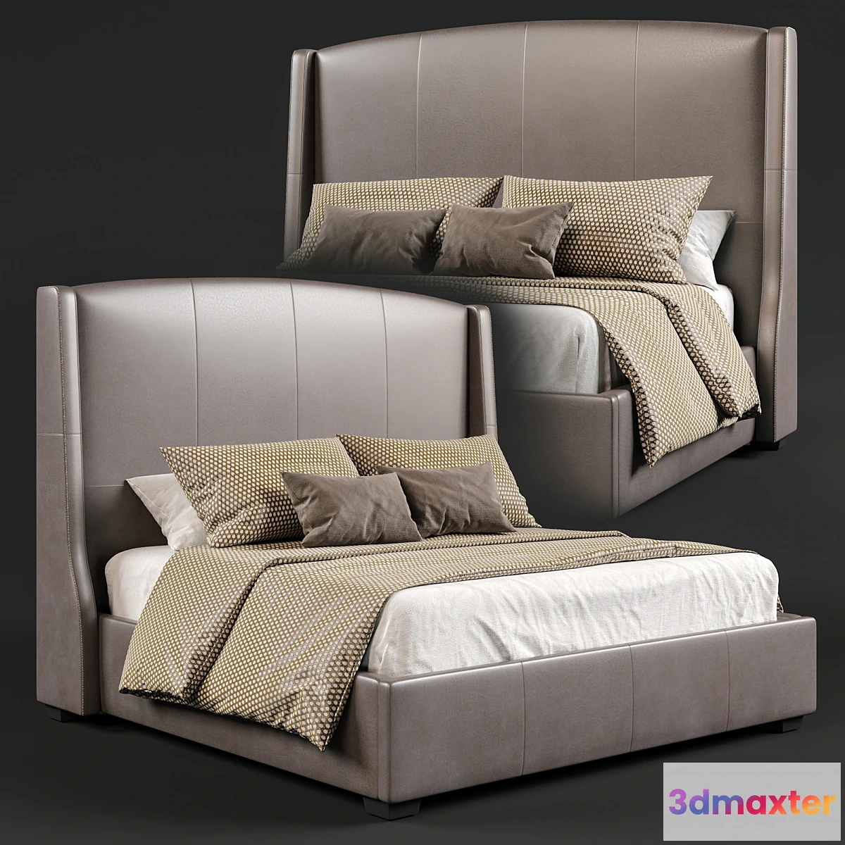 1408864 - Bernhardt cooper bed 3D Max