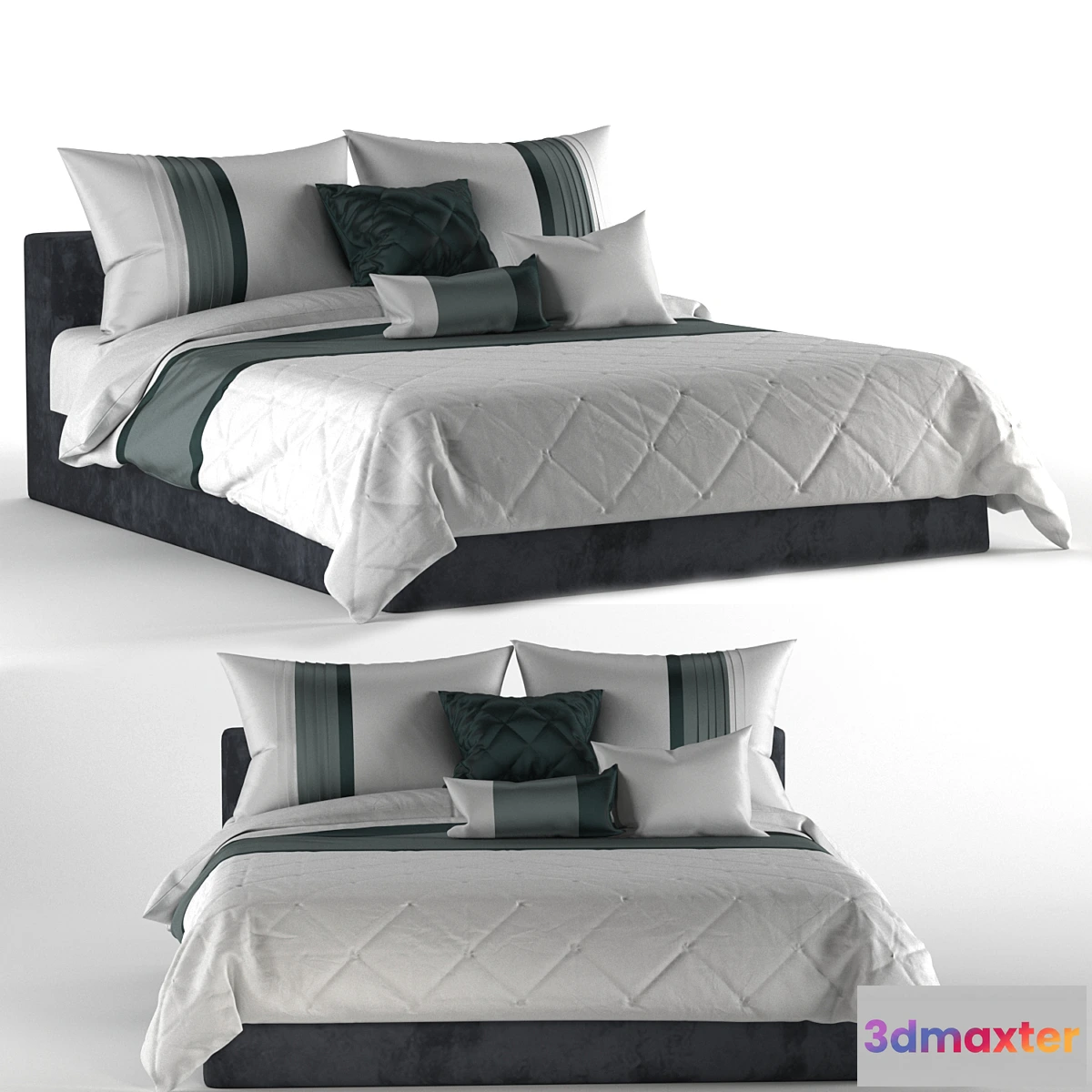 1408934 - Alexa bed 3D Max