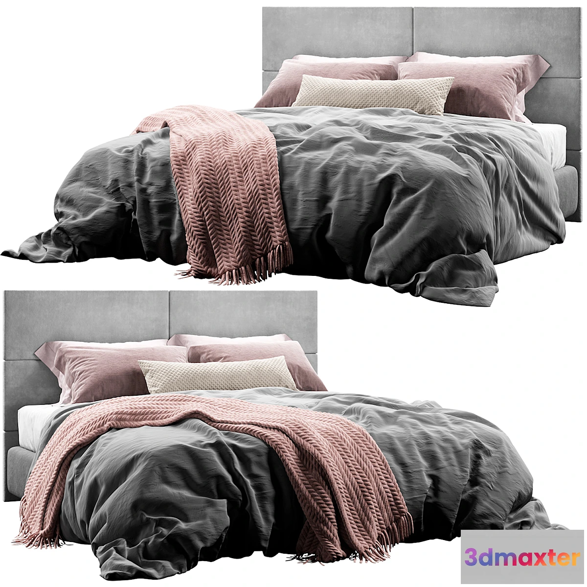 1409742 - Bed Set Boho Home 3D Max