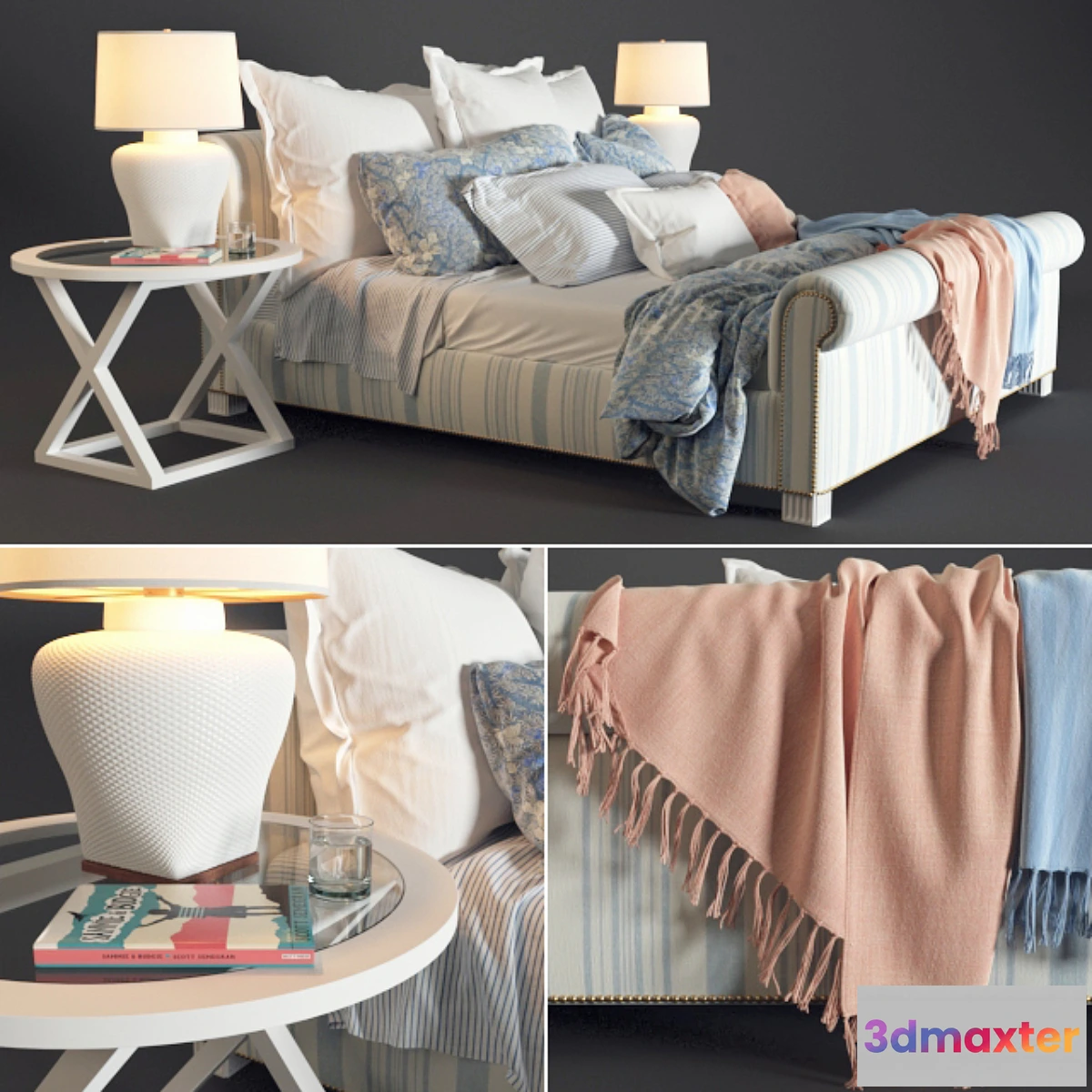 1414402 - Jamaica Bed Ralph Lauren (vray GGX) 3D Max
