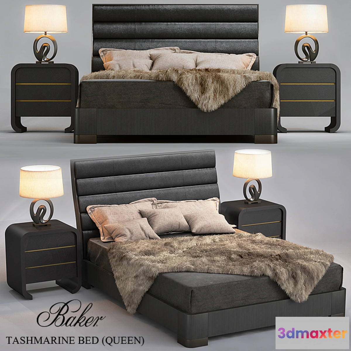 1414472 - TASHMARINE BED (QUEEN) 3D Max