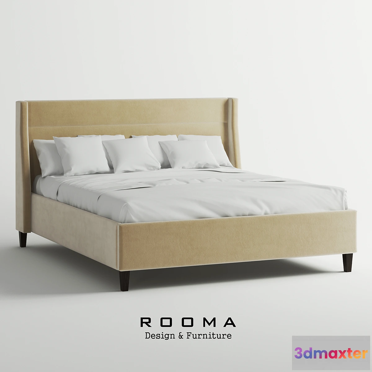 1414976 - Rooma Design Retro Bed 3D Max