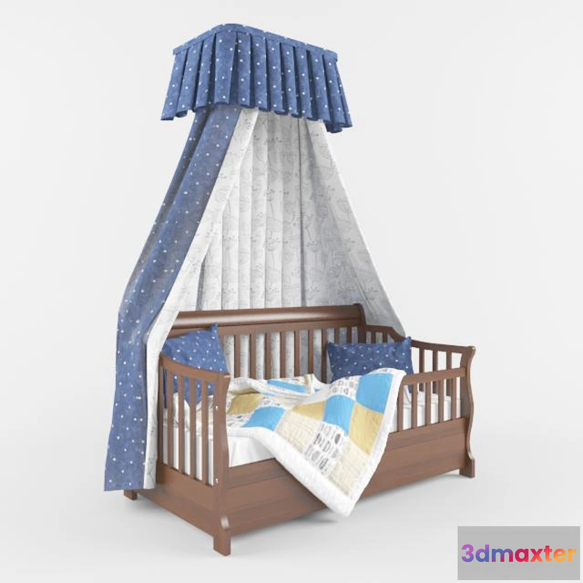 1415662 - Childrens four poster bed 3D Max