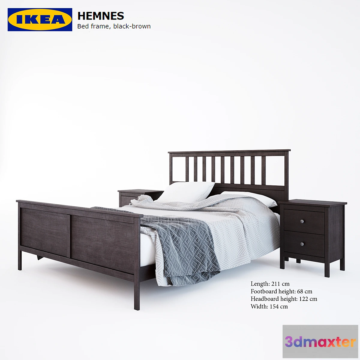 1416020 - IKEA HEMNES 3D Max