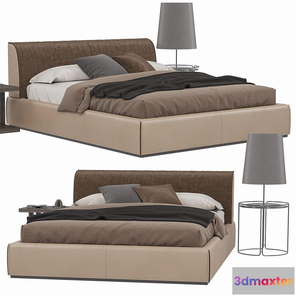 1420440 - Bed Ditre Italia MONOLITH 3D Max