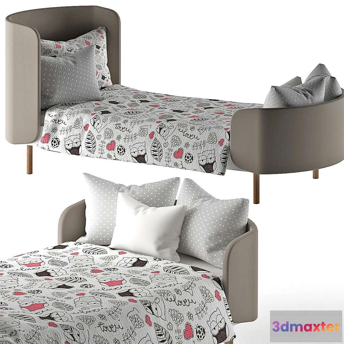 1422274 - Ellipse Kidi soft bed 3D Max