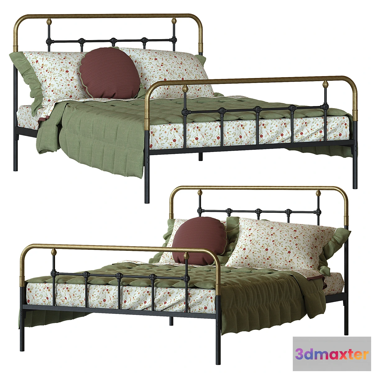 1426576 - Metal bed Asper La redoute 3D Max