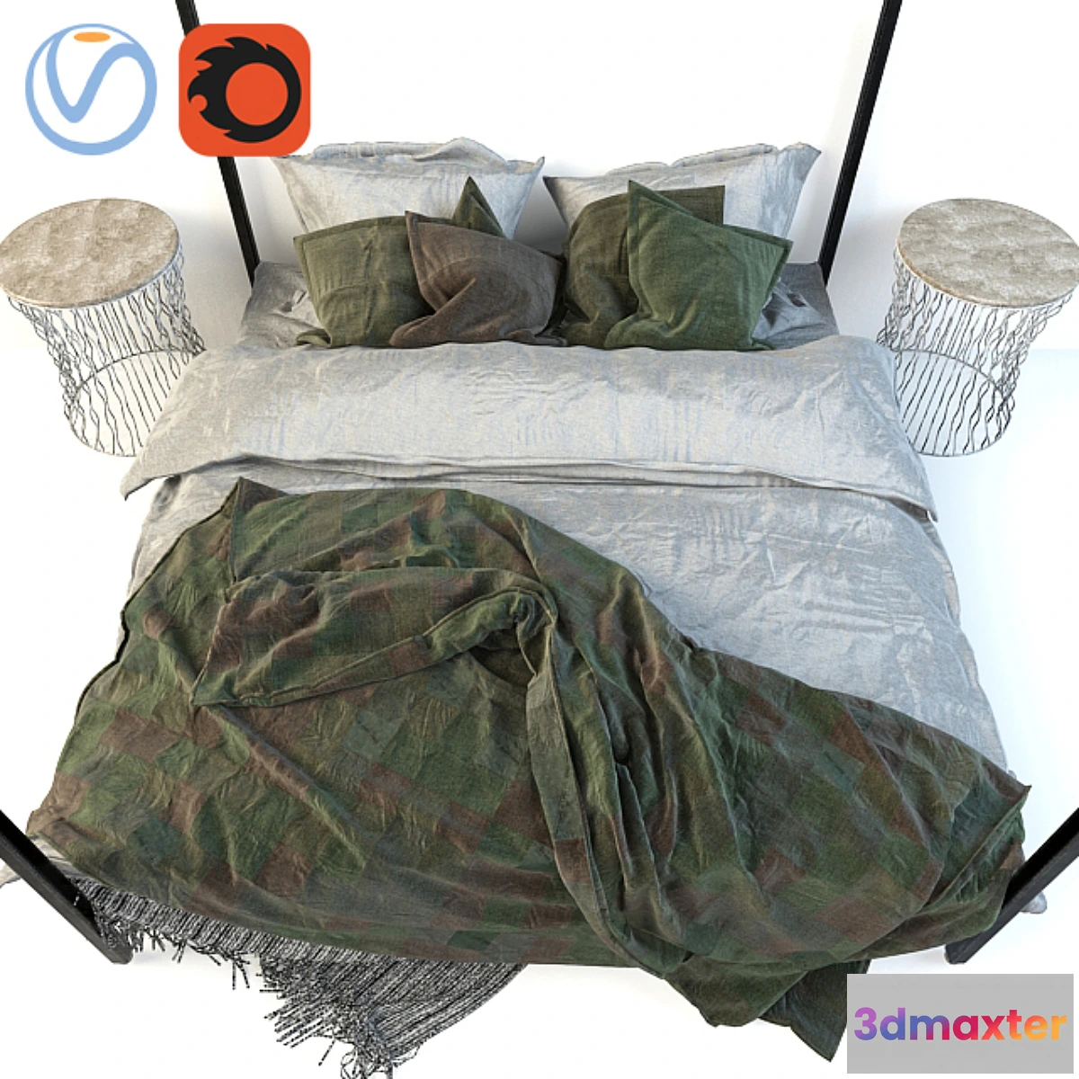 1426812 - Krovat_01 (loft) 3D Max