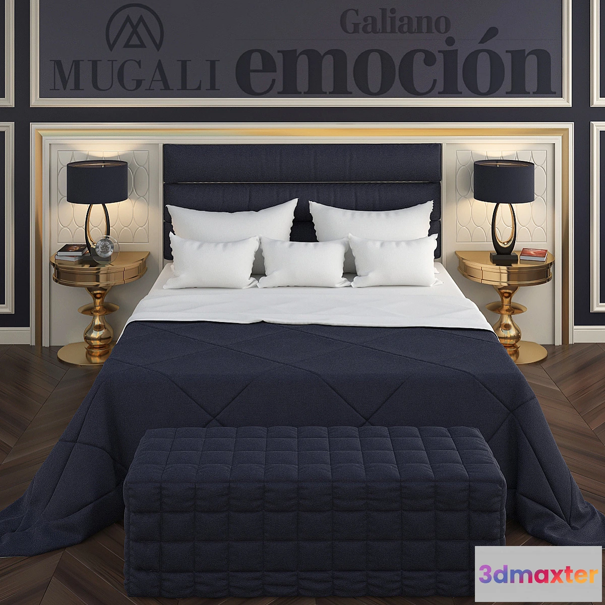 1430470 - Bed MUGALI Galiano Emocion 3D Max