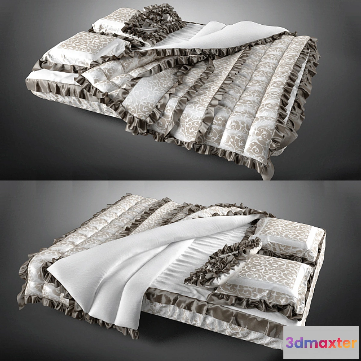 1431384 - bed linens 3D Max