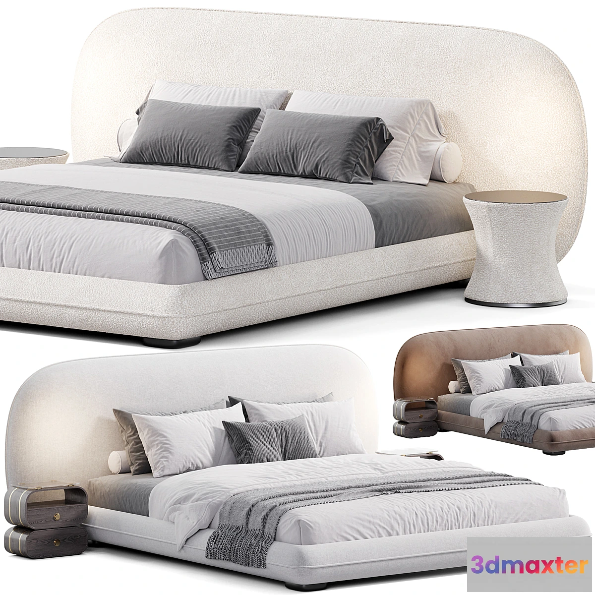 1432896 - Bari bed by Como Casa 3D Max