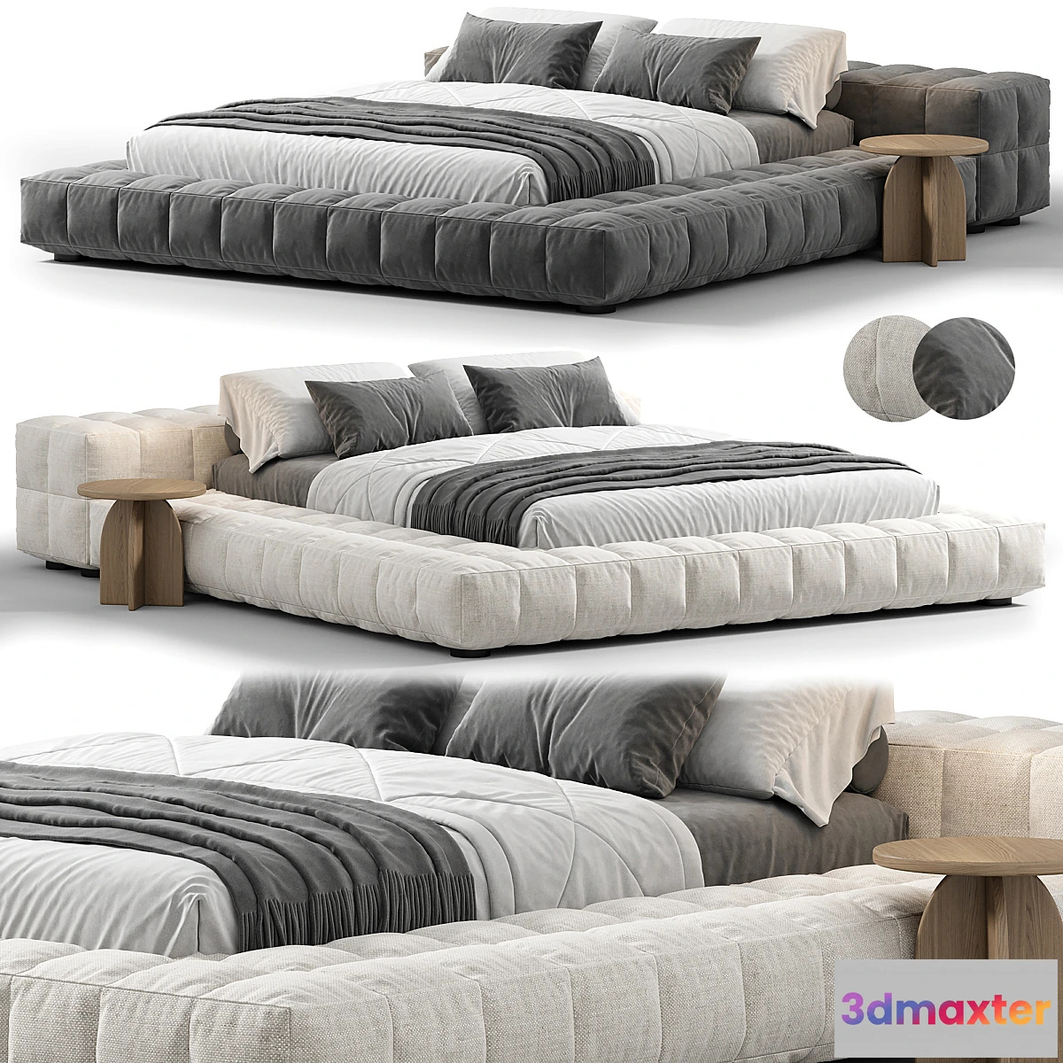 1433138 - BONALDO BED SQUARING 3D Max