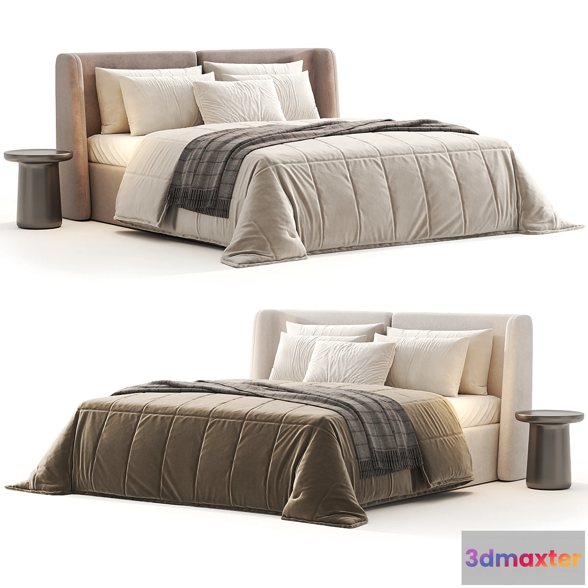 1433734 - La Redoute bed Jolien headboard 3D Max