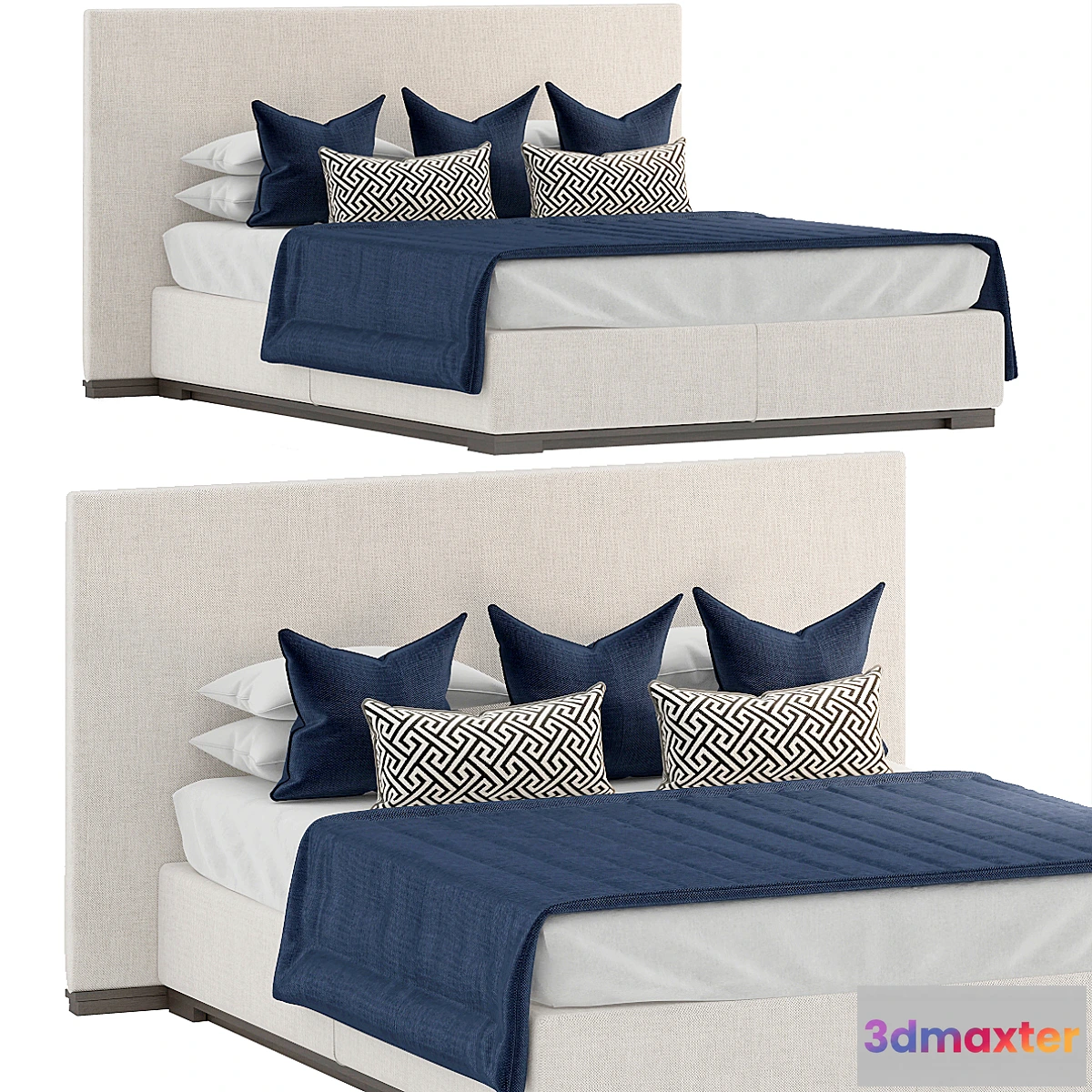 1434824 - Maxalto Bauci bed - Ovidio 3D Max