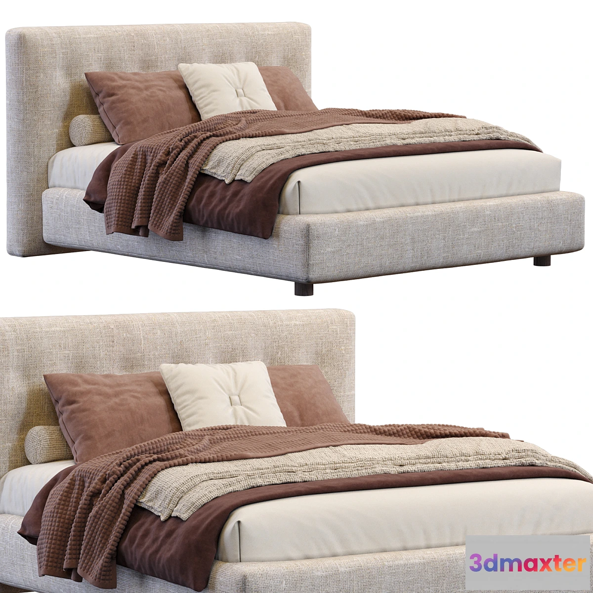 1435096 - Arca Bed By Poliform 3D Max