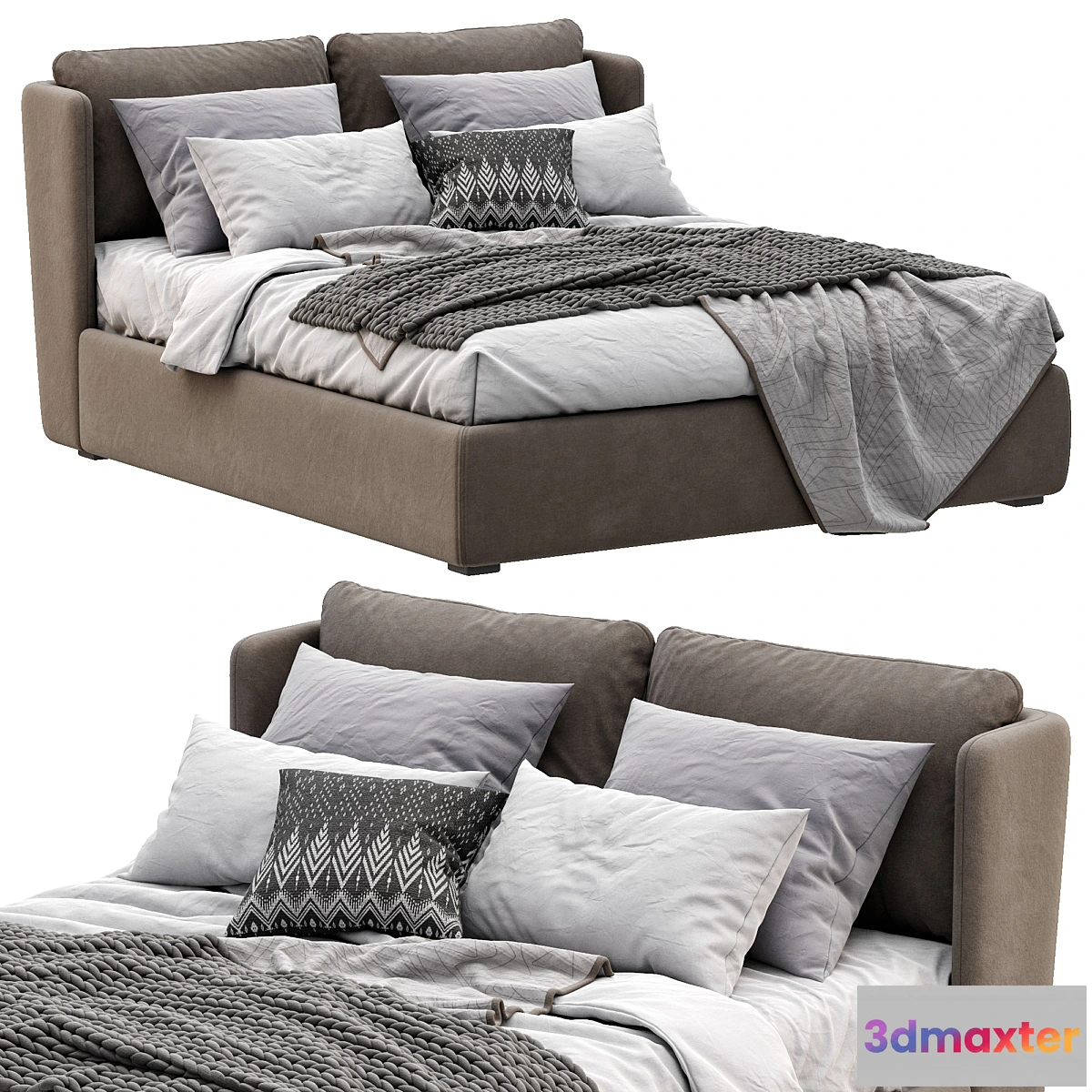 1435368 - Meridiani Bed KIRA 3D Max
