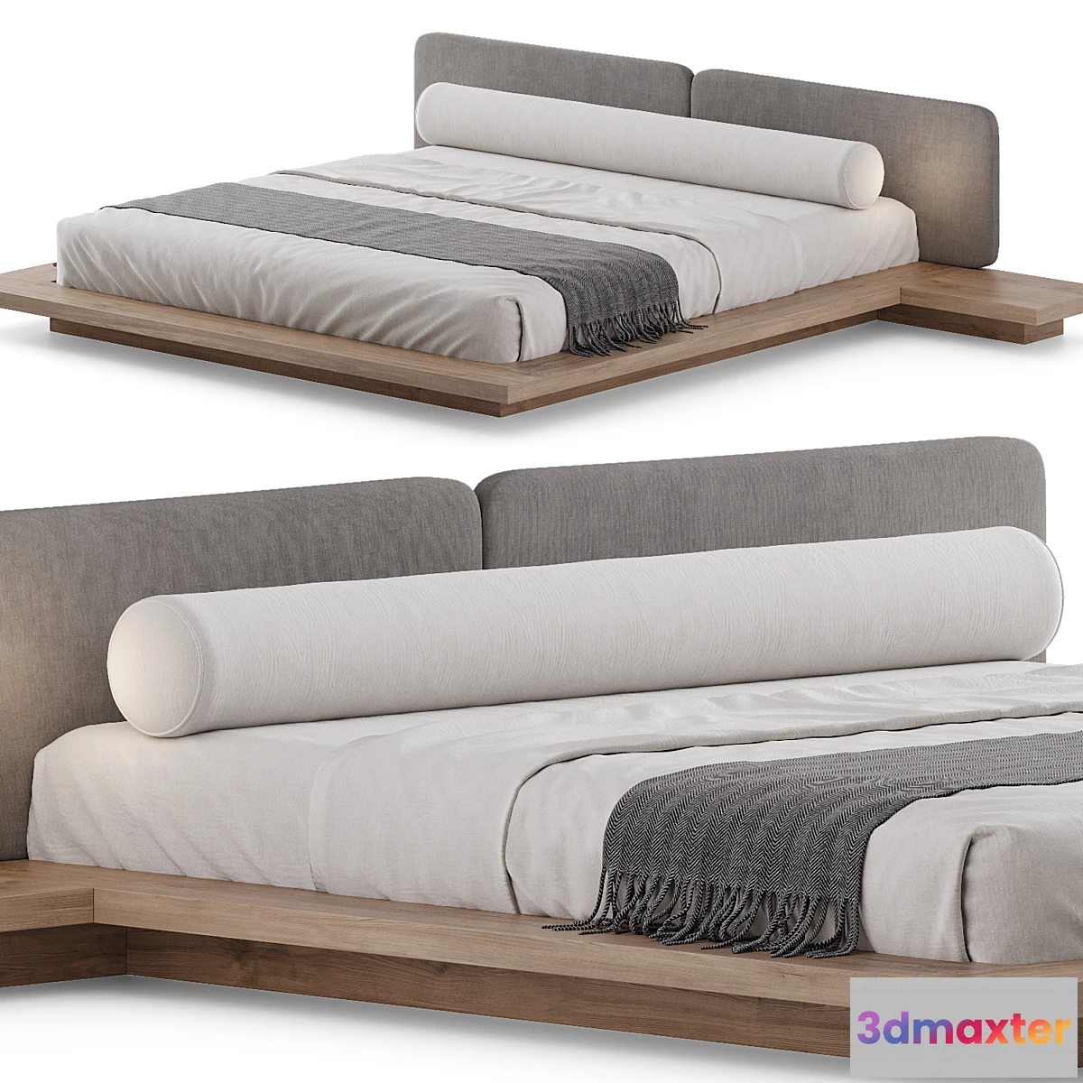 1435822 - Double bed 03 3D Max