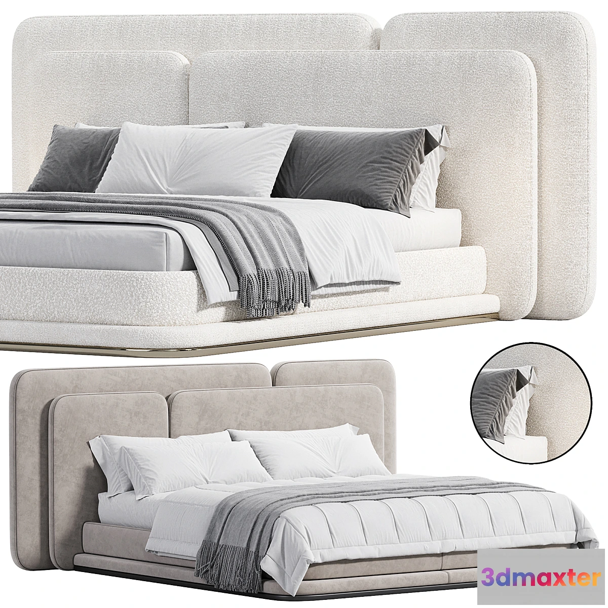 1436016 - Hadrian Bed 3D Max