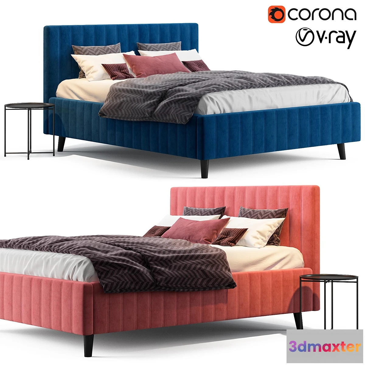 1437178 - Bed Markful 3D Max