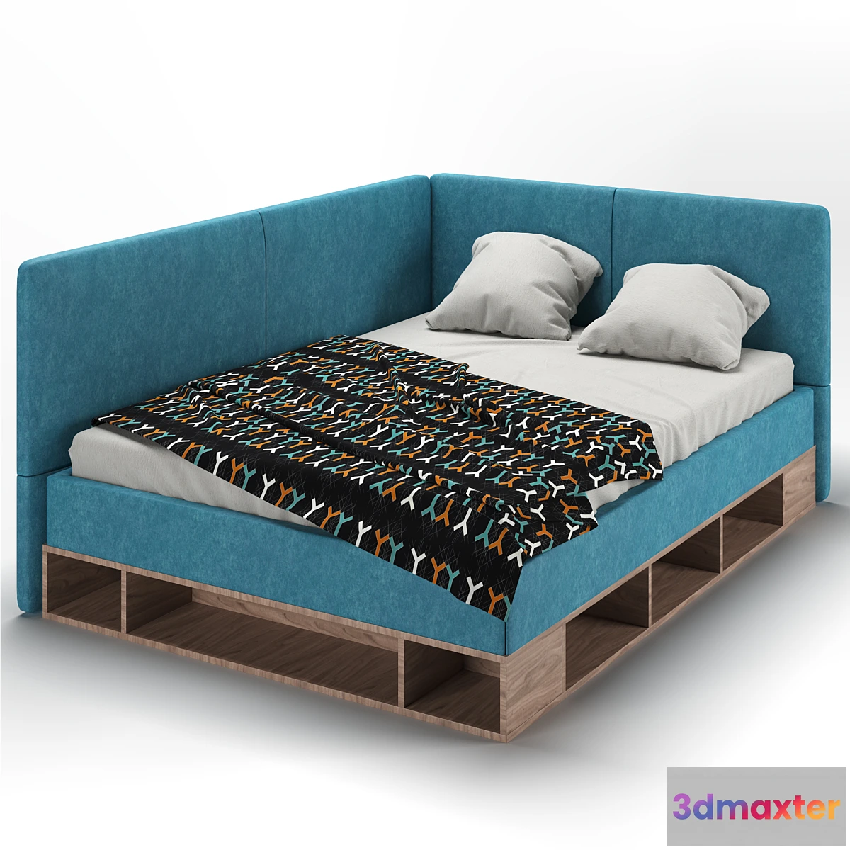 1437784 - Ottoman bed Lancaster 3D Max