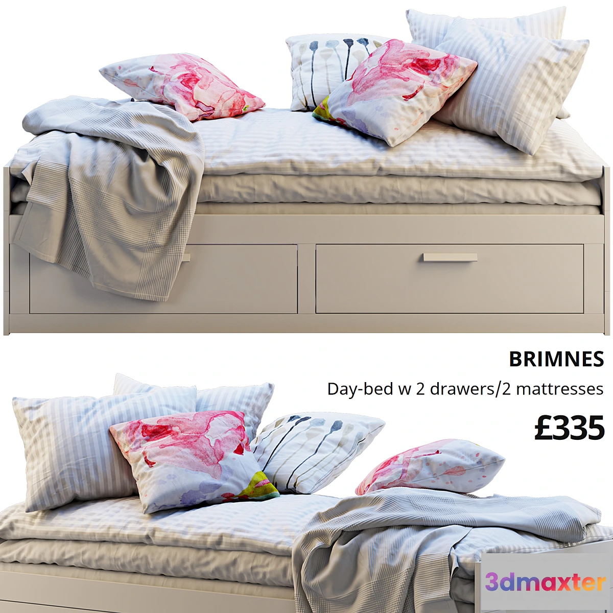 1438074 - Ikea brimnes 6 3D Max