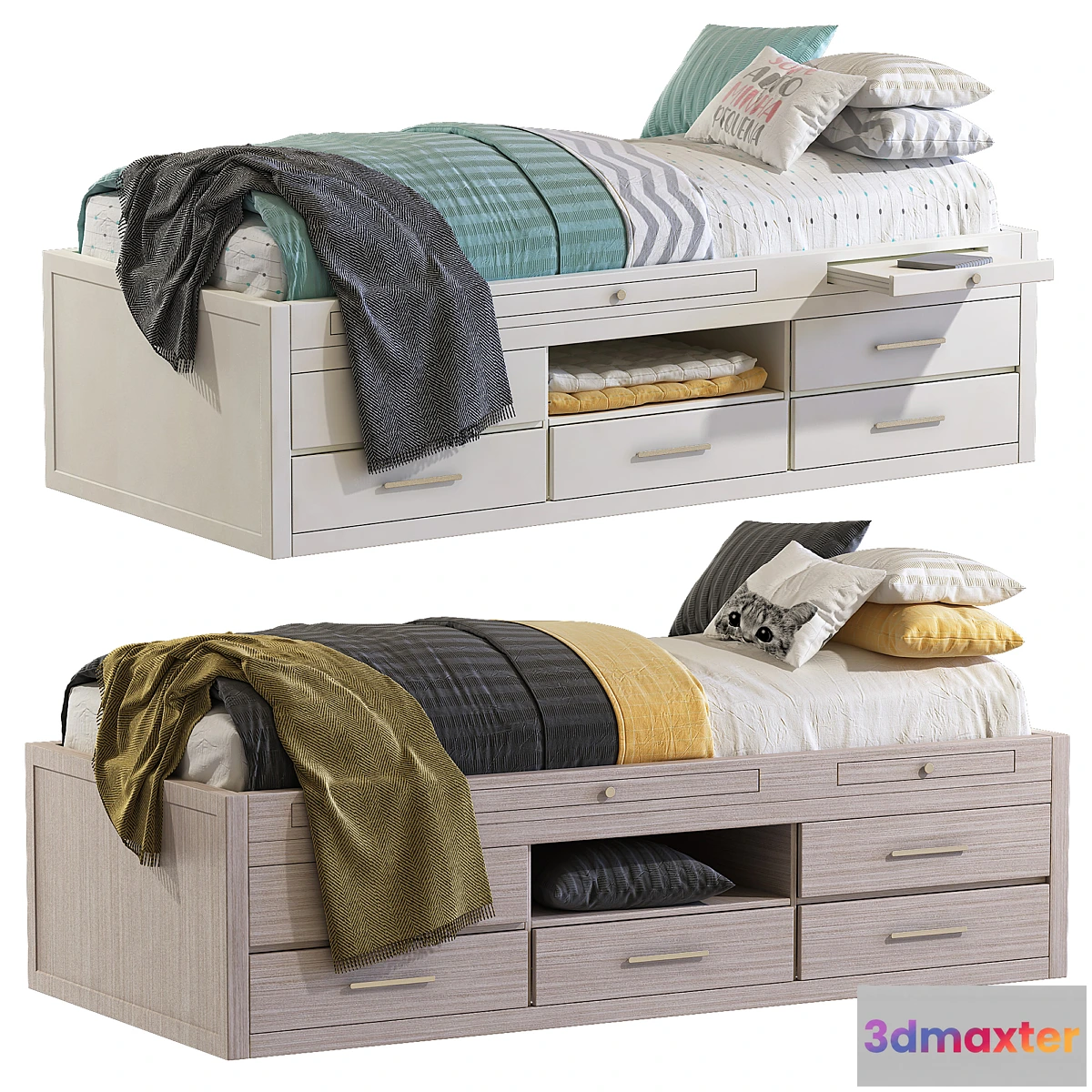 1439326 - Cleary Captain’s Bed 3D Max