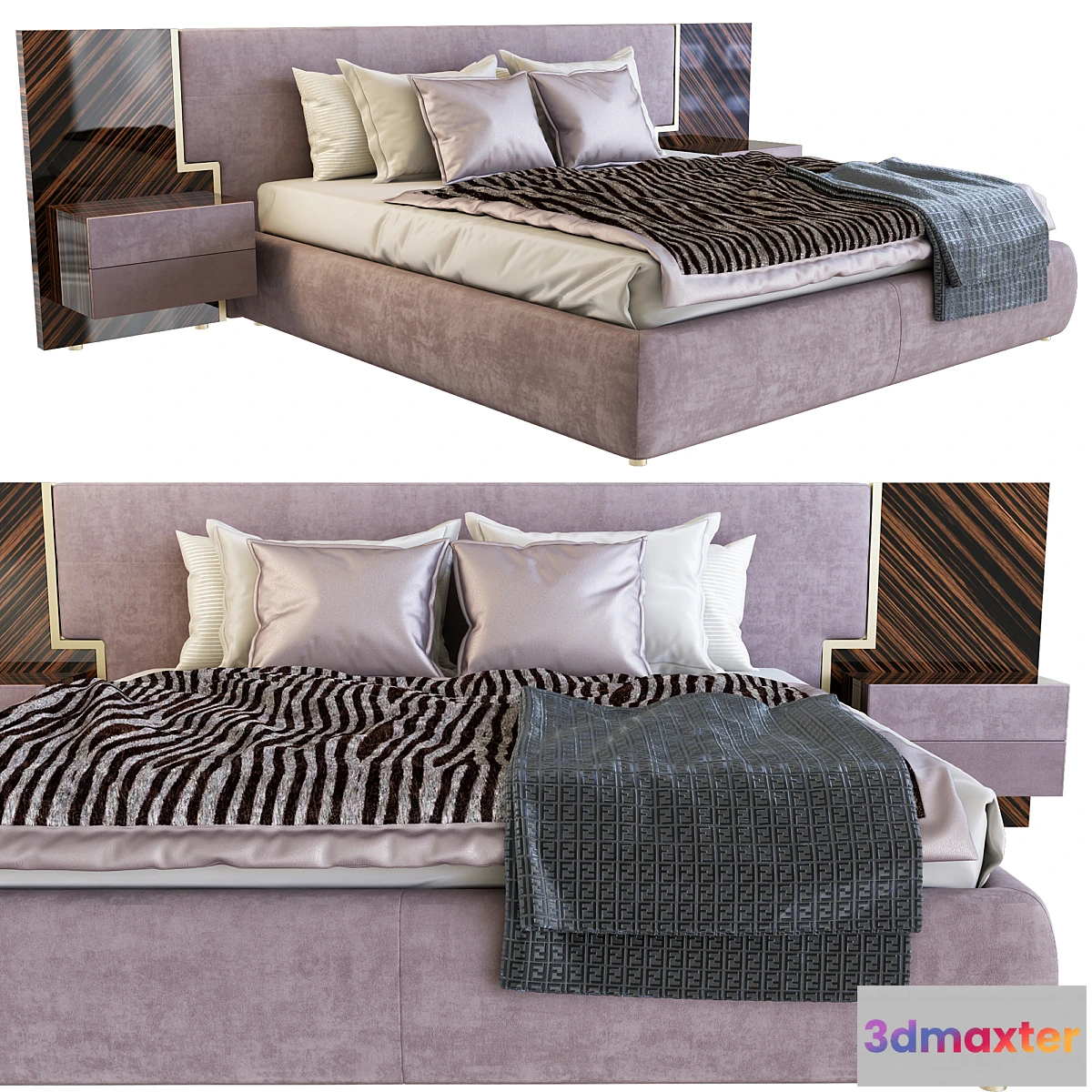1439342 - Bed GLEN _ Longhi 3D Max