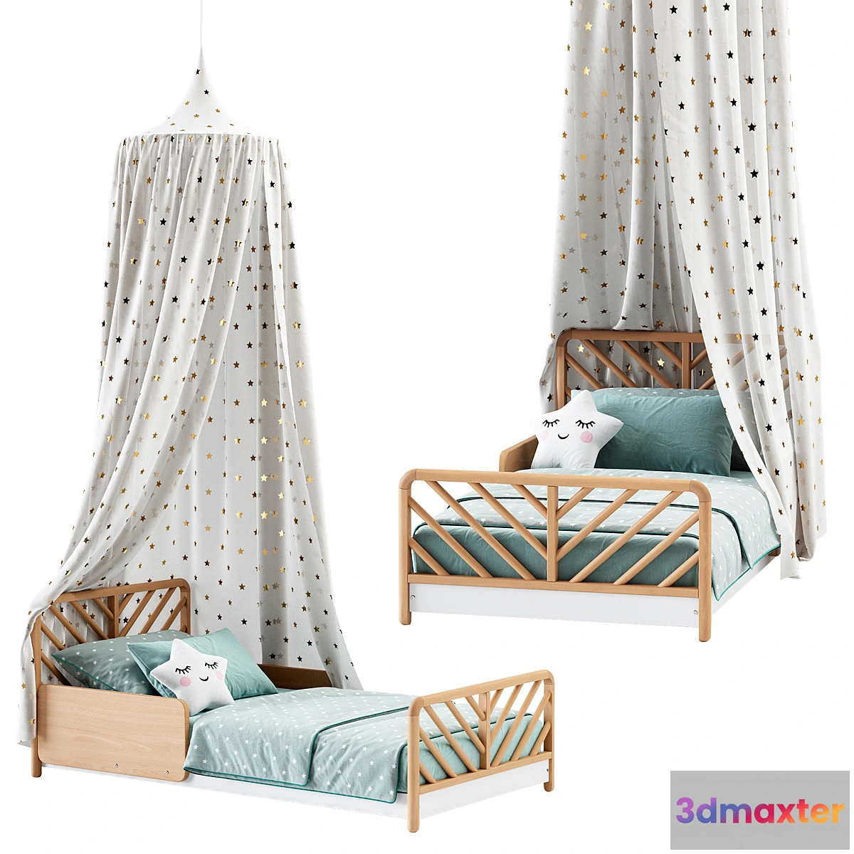 1440210 - Montessori bed LA REDOUTE 3D Max