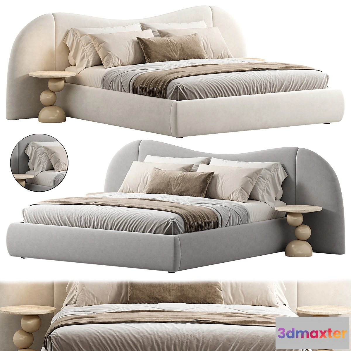 1441936 - The Savannah Extended Bed 3D Max