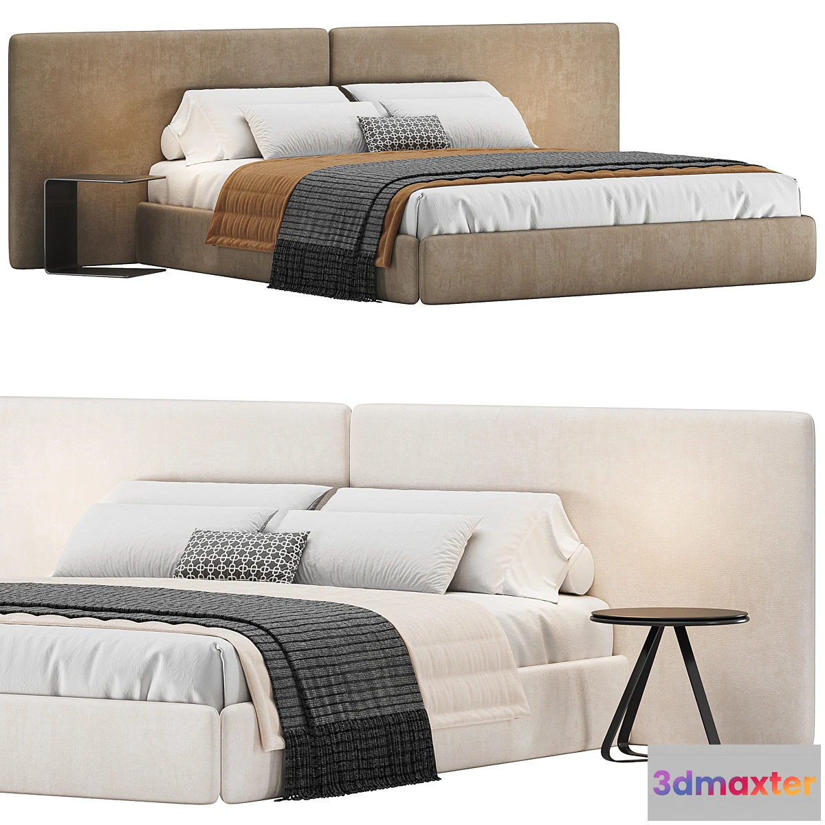 1443260 - ZIP Bed By Calligaris 3D Max