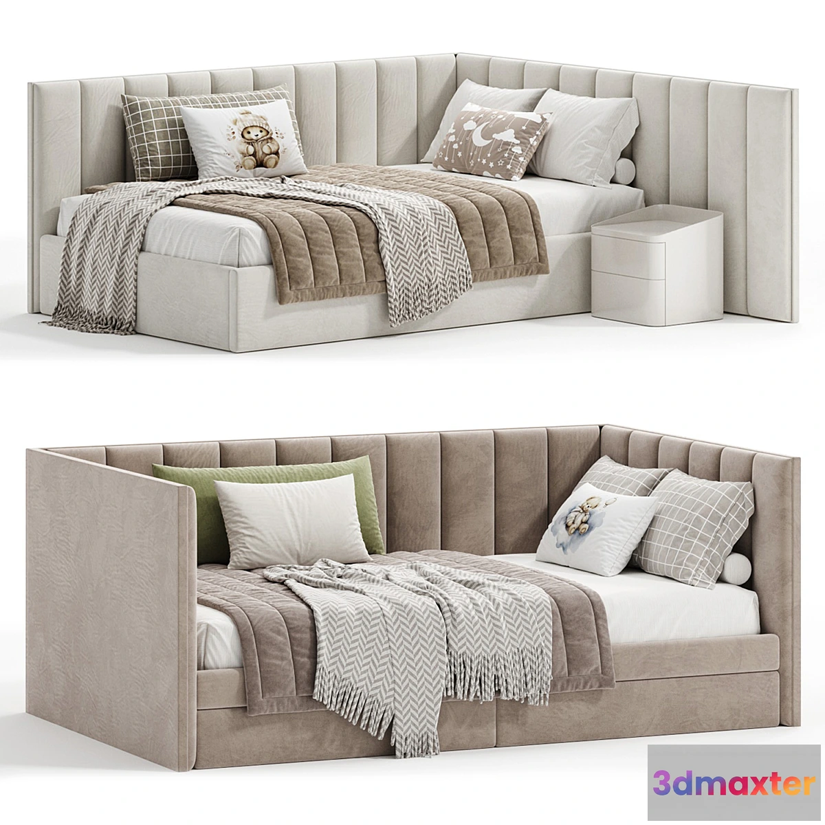 1443672 - Volna soft kids bed 3D Max