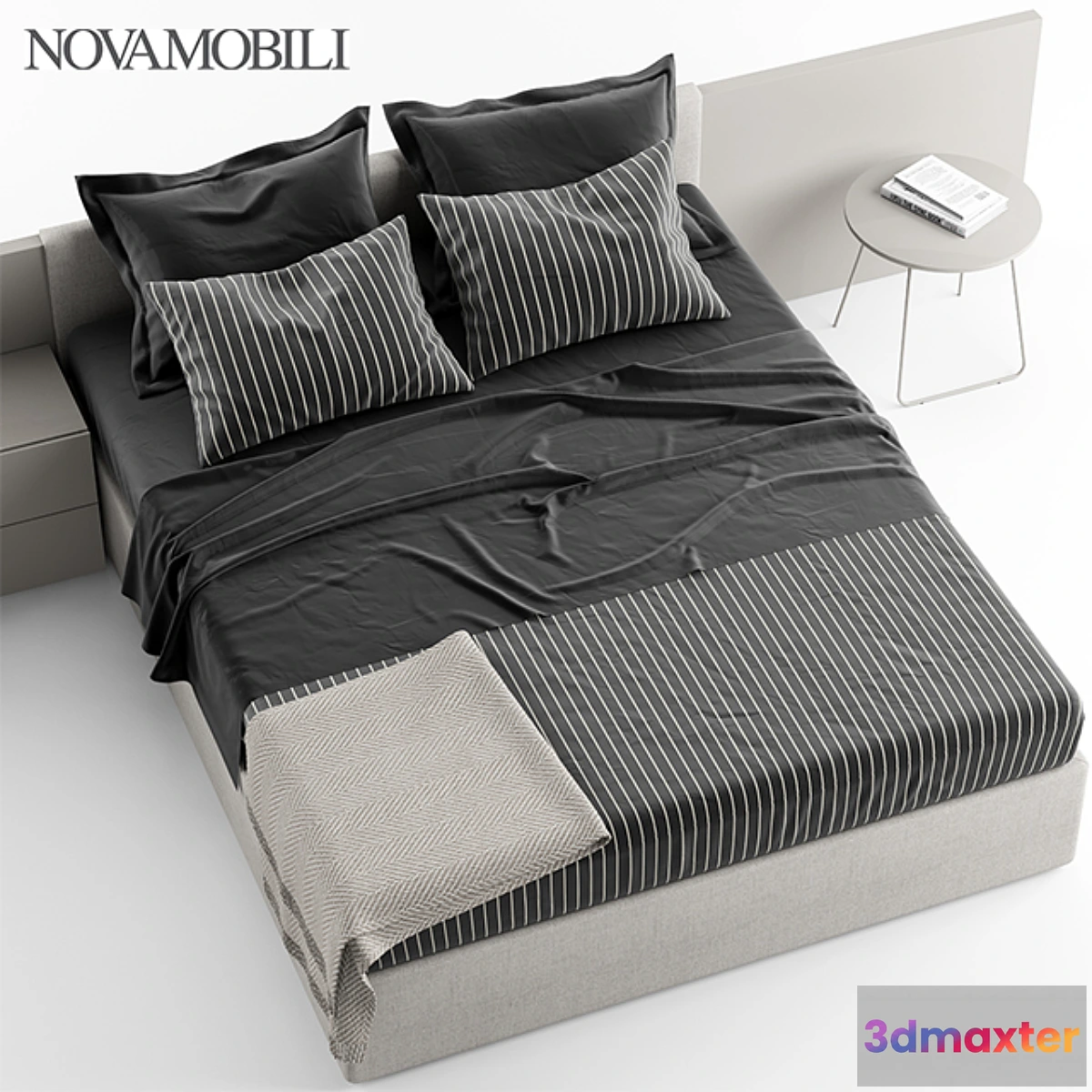 1443752 - NOVAMOBILI LINE BED 3D Max