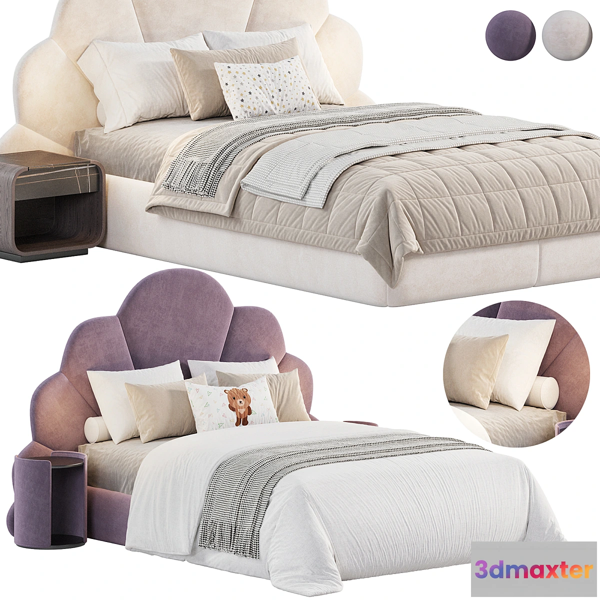 1444112 - Cloudy Bed by The Highwall 3D Max