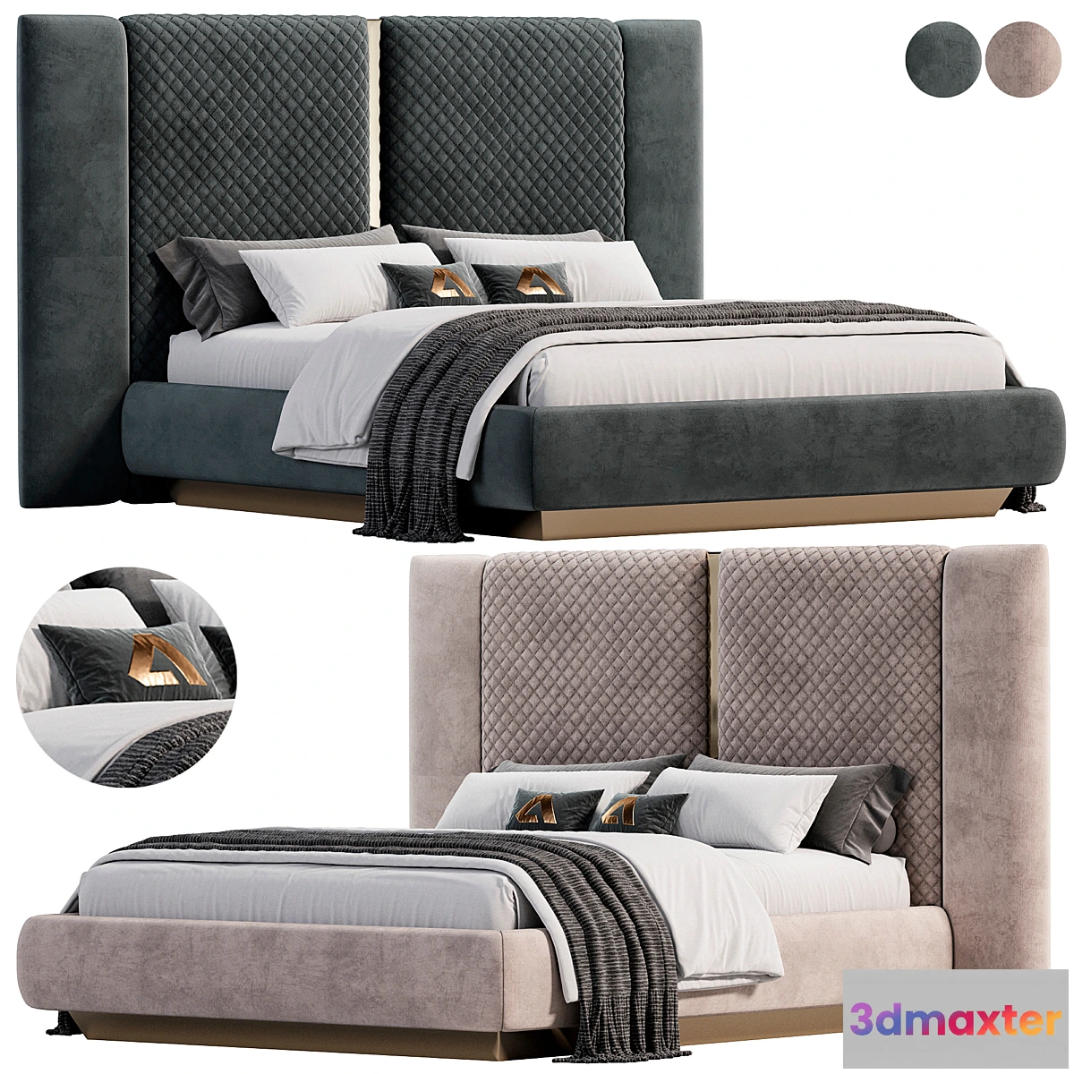 1444450 - Lion karyola bed by Area mobilya 3D Max