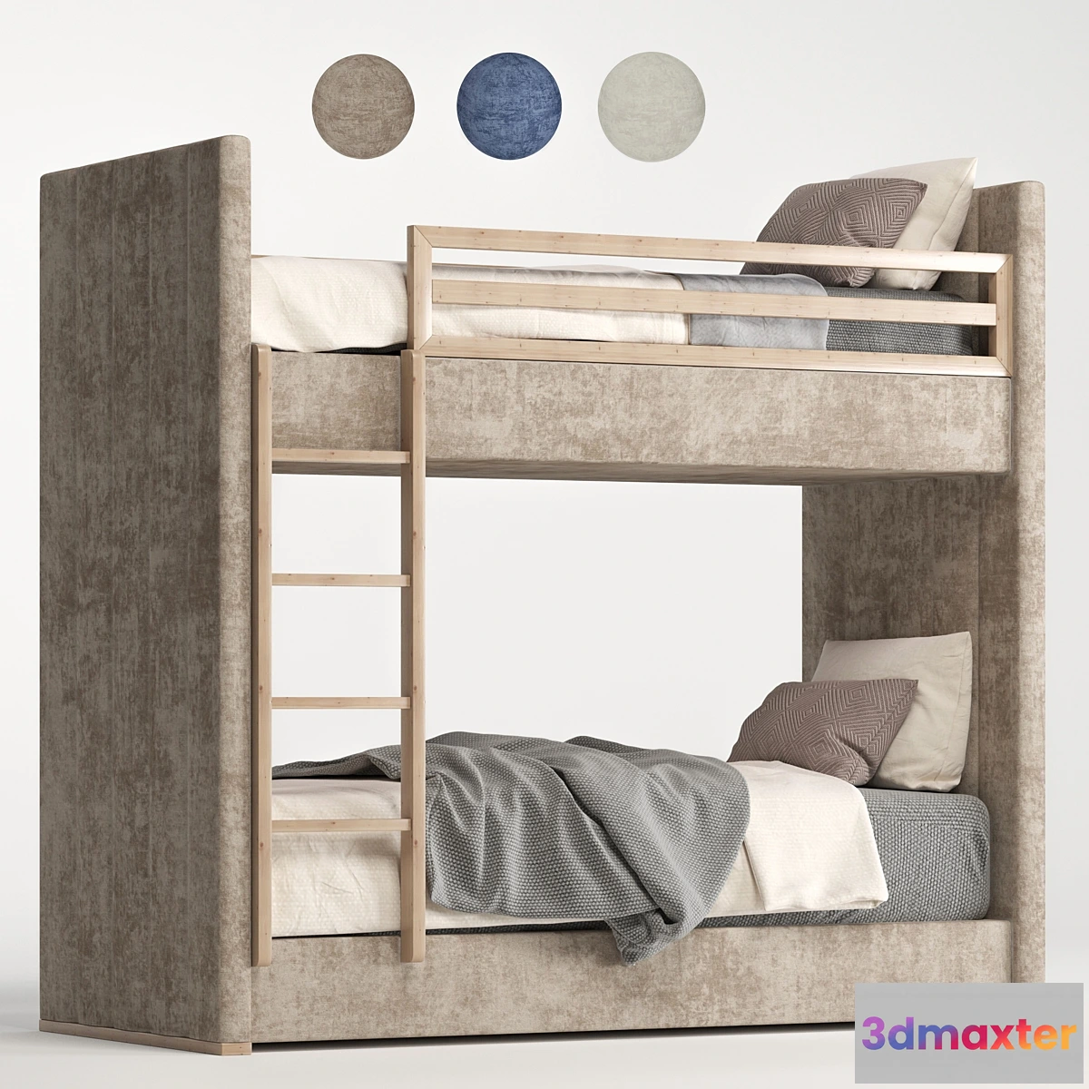 1444710 - Rh carver bed 3D Max