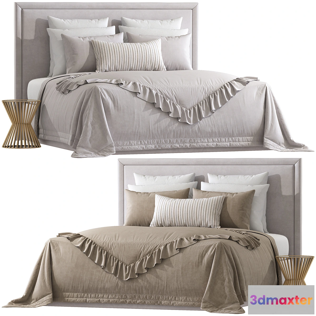 1445656 - Double bed 153 3D Max