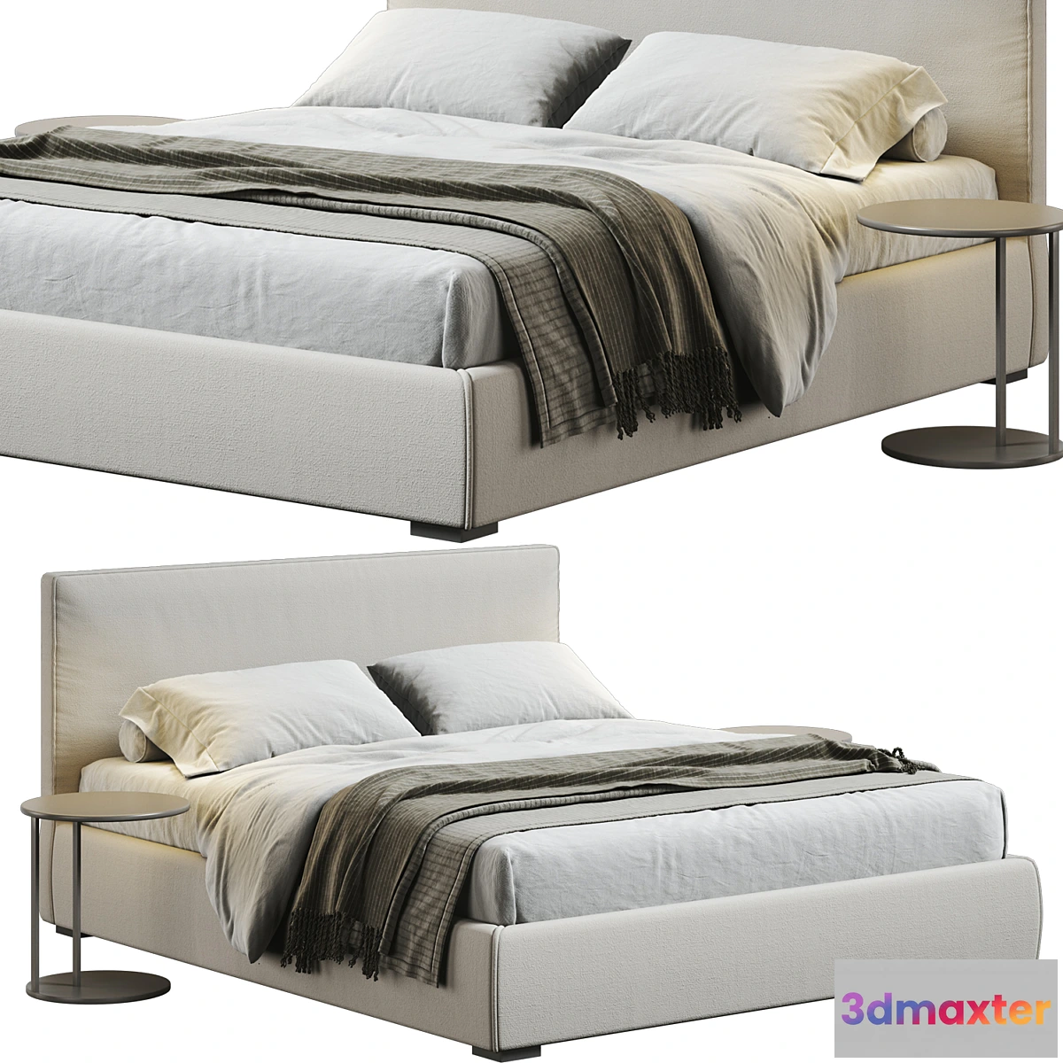 1445730 - Bed Meridiani Stone 01 3D Max