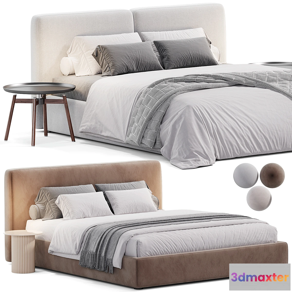 1445902 - Bolzan Letti Feel Bed 3D Max